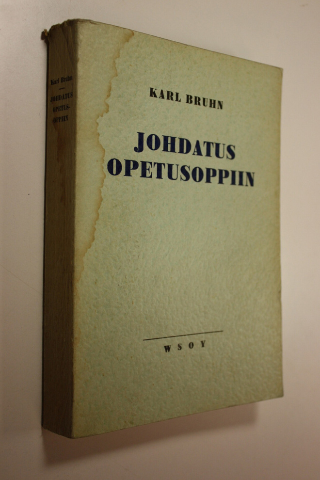 Karl Bruhn : Johdatus opetusoppiin