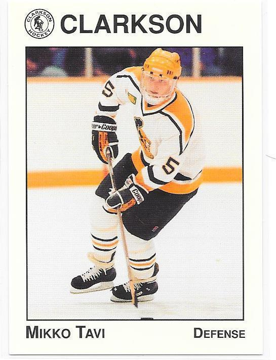 1992-93 Clarkson University #5 Mikko Tavi KALPA