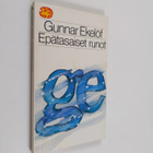 Gunnar Ekelöf : Epätasaiset runot - pikkukuva 1