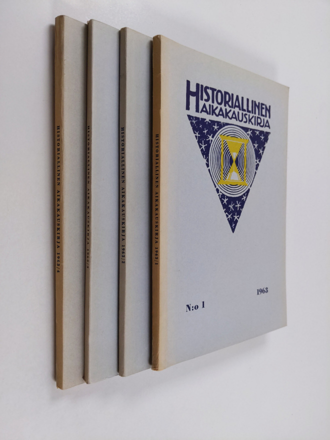 Historiallinen aikakauskirja 1963 vuosikerta  (n:o 1-4)