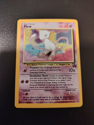 Mew 9 black star promo, holo