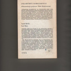 Berlin: Karl Marx : elämäkerta, Otava 1968, nid., K3 - pikkukuva 2