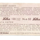 Purkkakuva Hellas UUDET ASEET n:o 52 Purukumikuva - pikkukuva 2