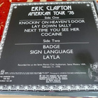 ERIC CLAPTON: American Tour ’78. * LUX 1990 - pikkukuva 2