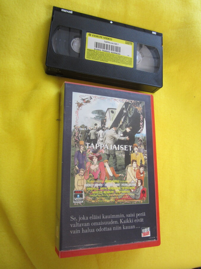 TAPPAJAISET - vanha VHS v 1986