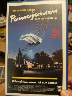 Painajainen elm streetillä 1 vhs kotelo