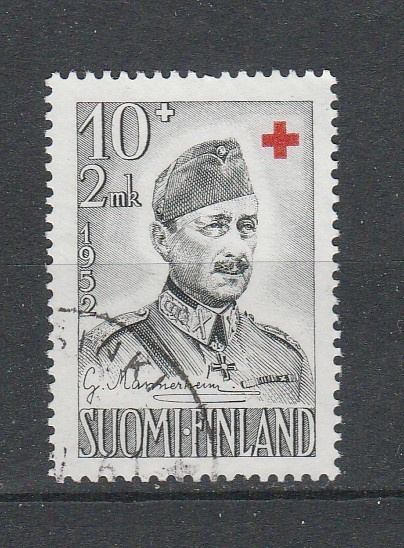Suomi 1952, PR merkki 10mk+2mk,  , leimattu
