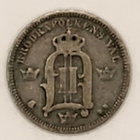 Ruotsi 10 Äyrin Kolikko 1891 - pikkukuva 2