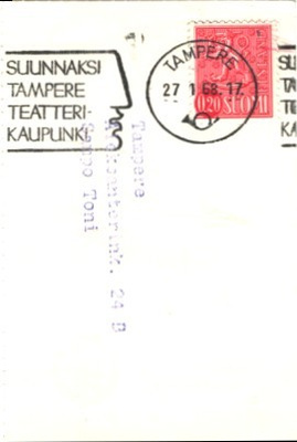 TAMPEREEN KANSALLISSEURAN JÄSENKORTTI MAKSUK.