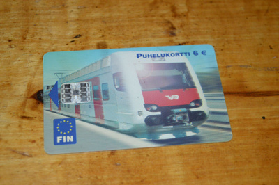 Puhelukortti Kaupunkijuna Sm 4