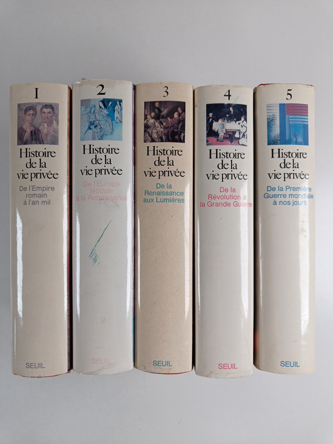 Histoire de la vie privee 1-5