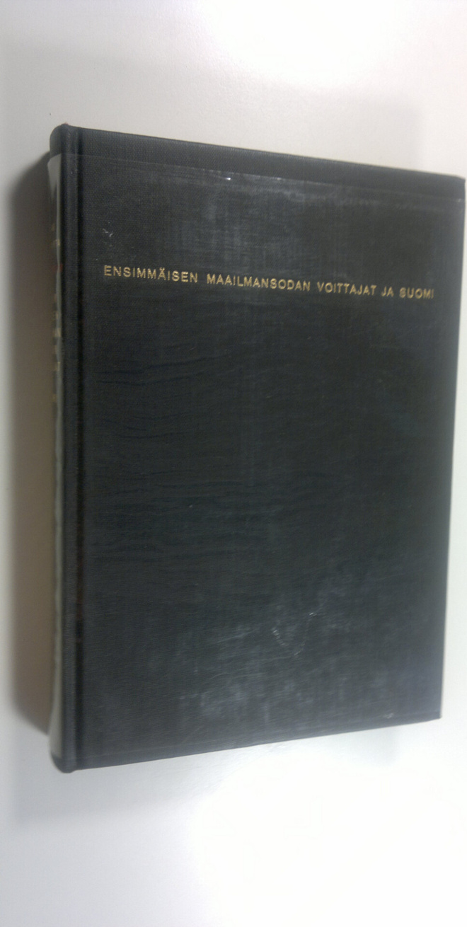 Juhani Paasivirta : Ensimmäisen maailmansodan voittajat j...