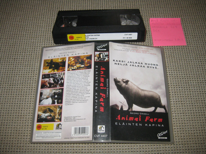 Animal Farm - Eläinten Kapina-VHS (George Orwell, 1999)