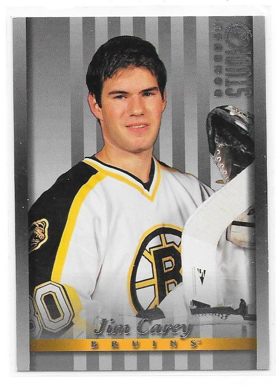 1997-98 Studio #45 Jim Carey Boston Bruins MV