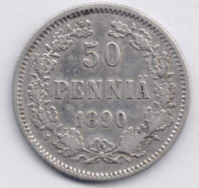 1890 50 penniä kl7