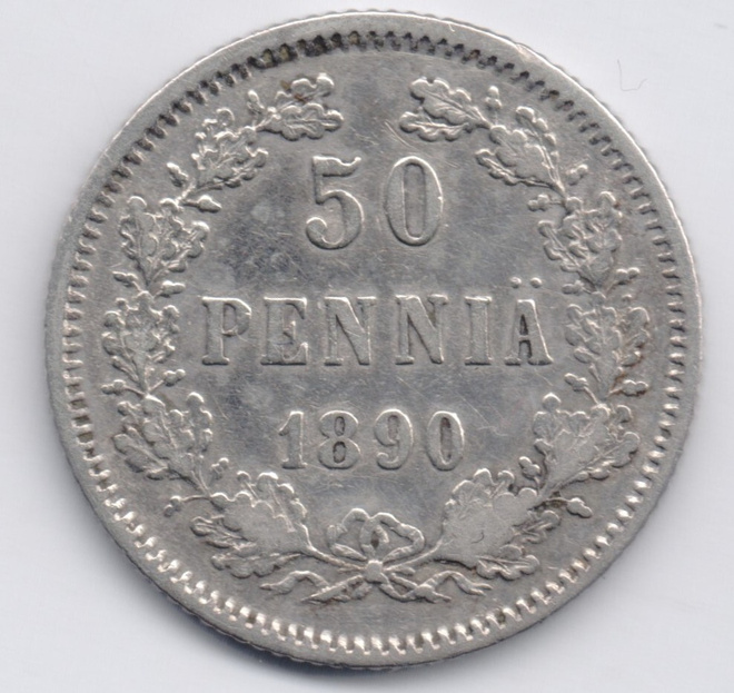 1890 50 penniä kl7