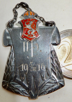 VANHA Palkinto Suuriruhtinaskunta Vaakuna Hopea 1910 VPK FBK
