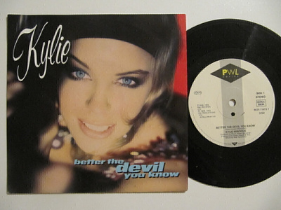 Kylie - Better The Devil You Know 7" sinkku Kylie Minogue