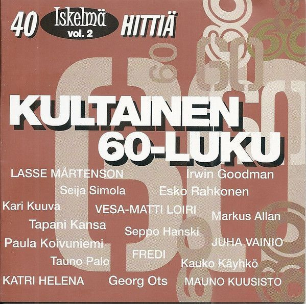 Kultainen 60-luku CD 40 Iskelmä hittiä 2