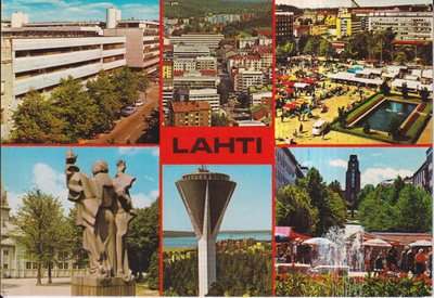 Lahti, sommitelmakortti . e166