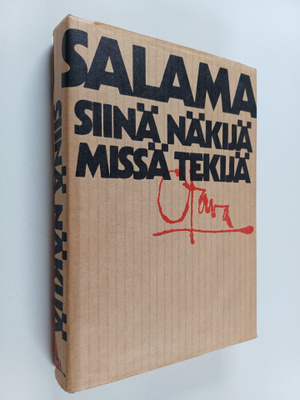 Hannu Salama : Siinä näkijä missä tekijä : romaani