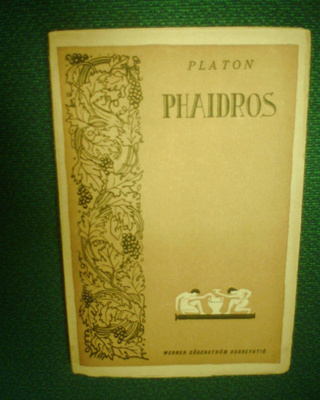 Platon : Phaidros ( 1 p. 1920 ) Sis.pk:t