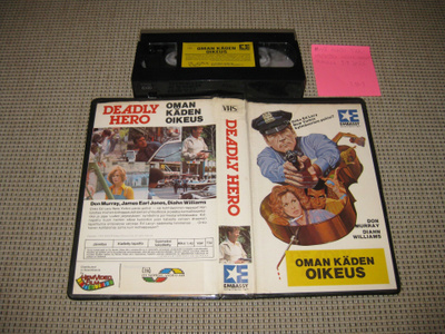 Deadly Hero -Oman Käden Oikeus-VHS (FIx, Nordic Video, 1976)