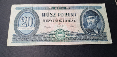20 forint unkari 1965 kl 4