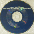 Randy Van Warmer•Just When I Needed You Most PROMO CD-Single - pikkukuva 2