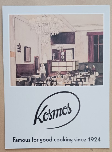 Helsinki, ravintola Kosmos, väripk, ei p.
