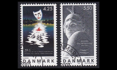 Tanska 1341-2 o Europa julistetaide (2003)