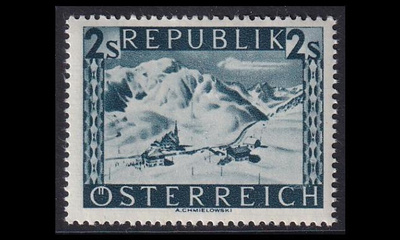 Itävalta 768_II ** Käyttösarja maisemia 2 S (1945)