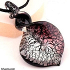 1305 .. Murano Lampwork art Glass Taidelasi .. Kaulakoru - pikkukuva 1