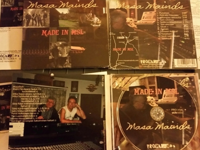 Masa Mainds - Made in MSL CD Digipak + RINTAMERKKI