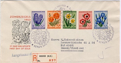 Hollanti Mi 607-11 FDC