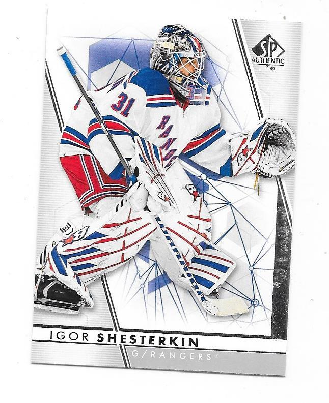 2022-23 SP Authentic #100 Igor Shesterkin New York Rangers