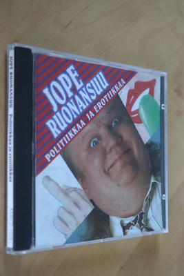 CD Jope Ruonansuu : Politiikkaa ja erotiikkaa (nimmarilla)