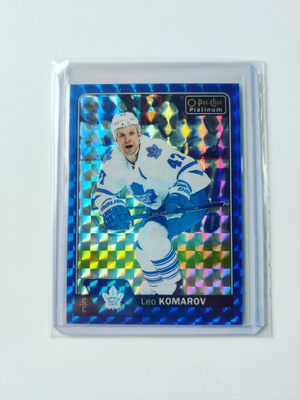Leo Komarov 16-17 Opc Platinum Royal Blue Cubes /99