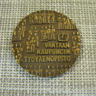 Vantaan Kaupungin Työväenopisto mitali. - pikkukuva 1