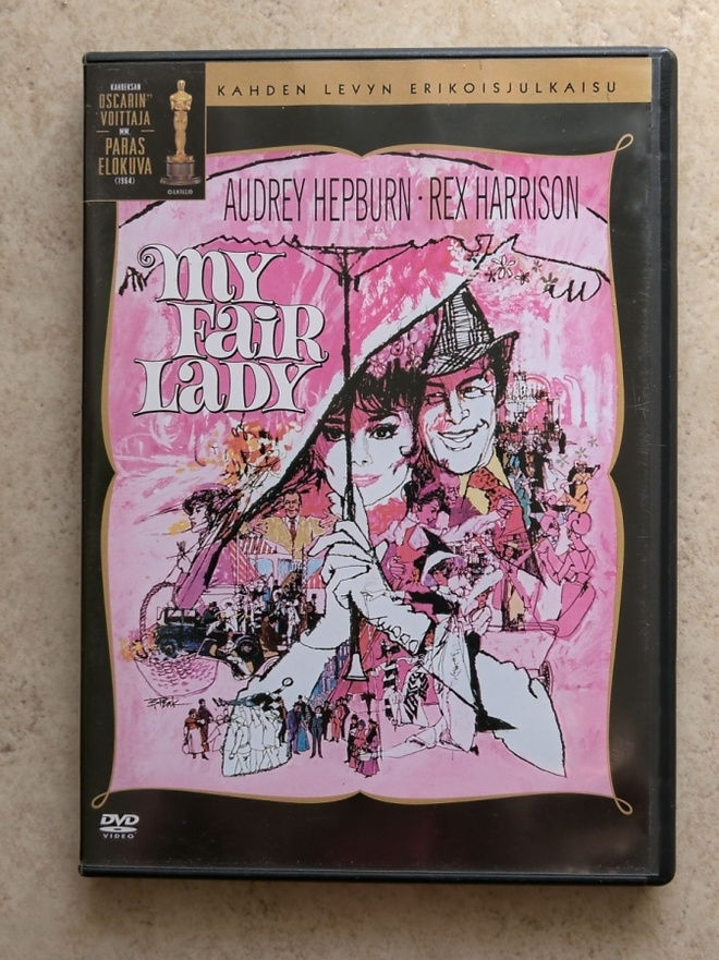 My Fair Lady (1964), 2 x DVD. Andrey Hepburn