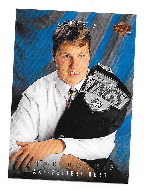 1995-96 Upper Deck #267 Aki Berg Los Angeles Kings RC