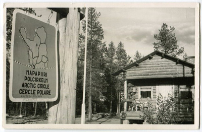 Rovaniemi Napapiirin Maja, kulkenut 1957