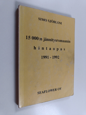 Simo Sjöblom : 15000:n jännitysromaanin hintaopas 1991-1992
