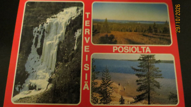 POSIO 1979 KULKENUT POSTIKORTTI