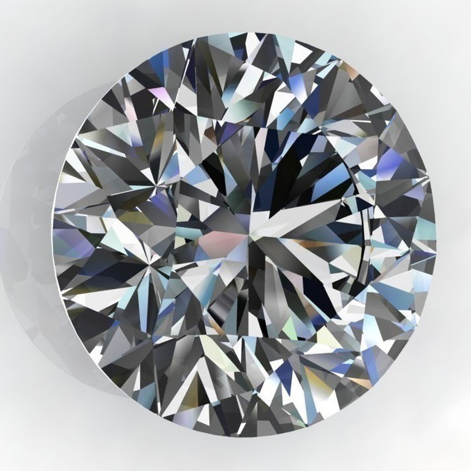 Moissaniitti 0.54ct, hieno välke ja fire!