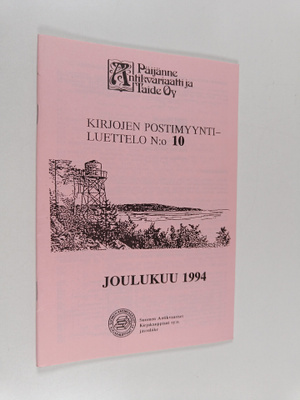 Kirjojen postimyyntiluettelo n:o 10 joulukuu 1994