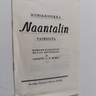 Riimikronikka Naantalin vaiheista : kokoon kyhännyt muuan... - pikkukuva 1