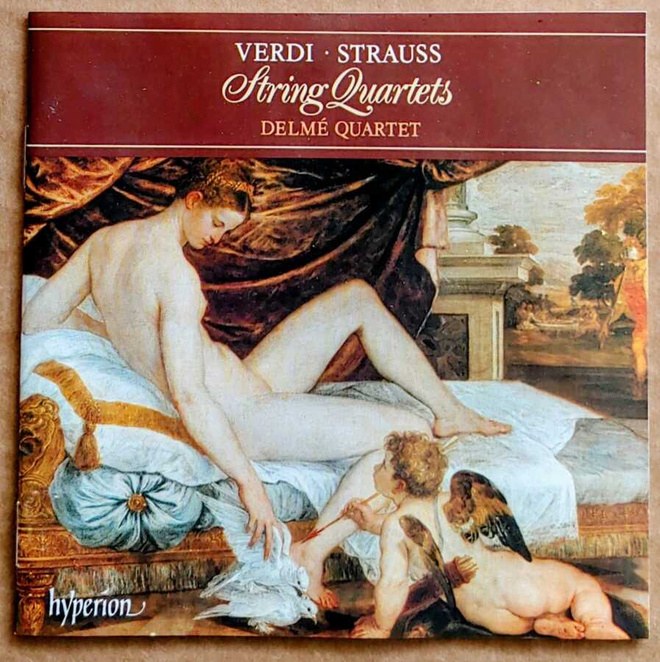 VERDI • STRAUSS • DELMÉ Quartet: Viulukvartettoja – CD 1989