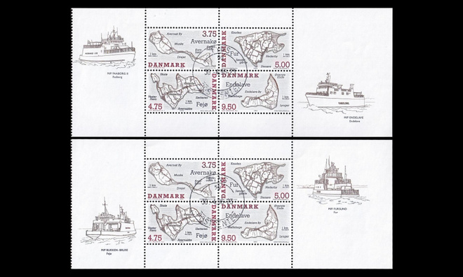 Tanska 1096-9hb o Tanskalaisia pikkusaaria vihkolehdet (1995