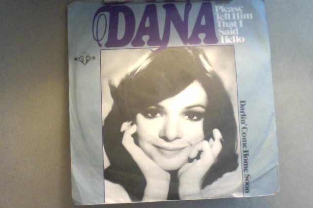 DANA :: PLEASE TELL HIM THAT I SAID HELLO :: VINYYLI 7" 1974